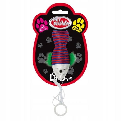

Petnova Zabawka dla kota sznurek ryba 10x4cm