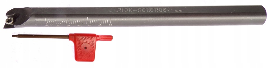 NÓŻ TOKARSKI SKŁADANY WYTACZAK 10mm FI 10 S10K SCLCR 06 NA PŁYTKI CCMT 0602 Marka bez marki