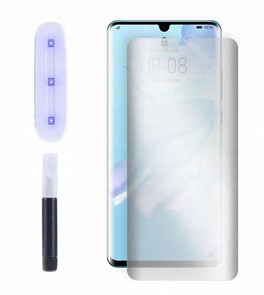 

9H Szkło do Huawei P30 Pro VOG-L29 Uv lampa bezb