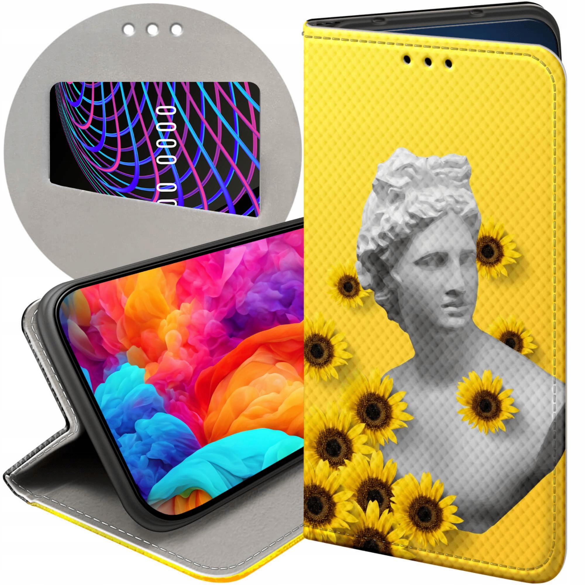 Etui Do Samsung Galaxy S22 Plus S22 Pro Żółte Słoneczne Yellow Case