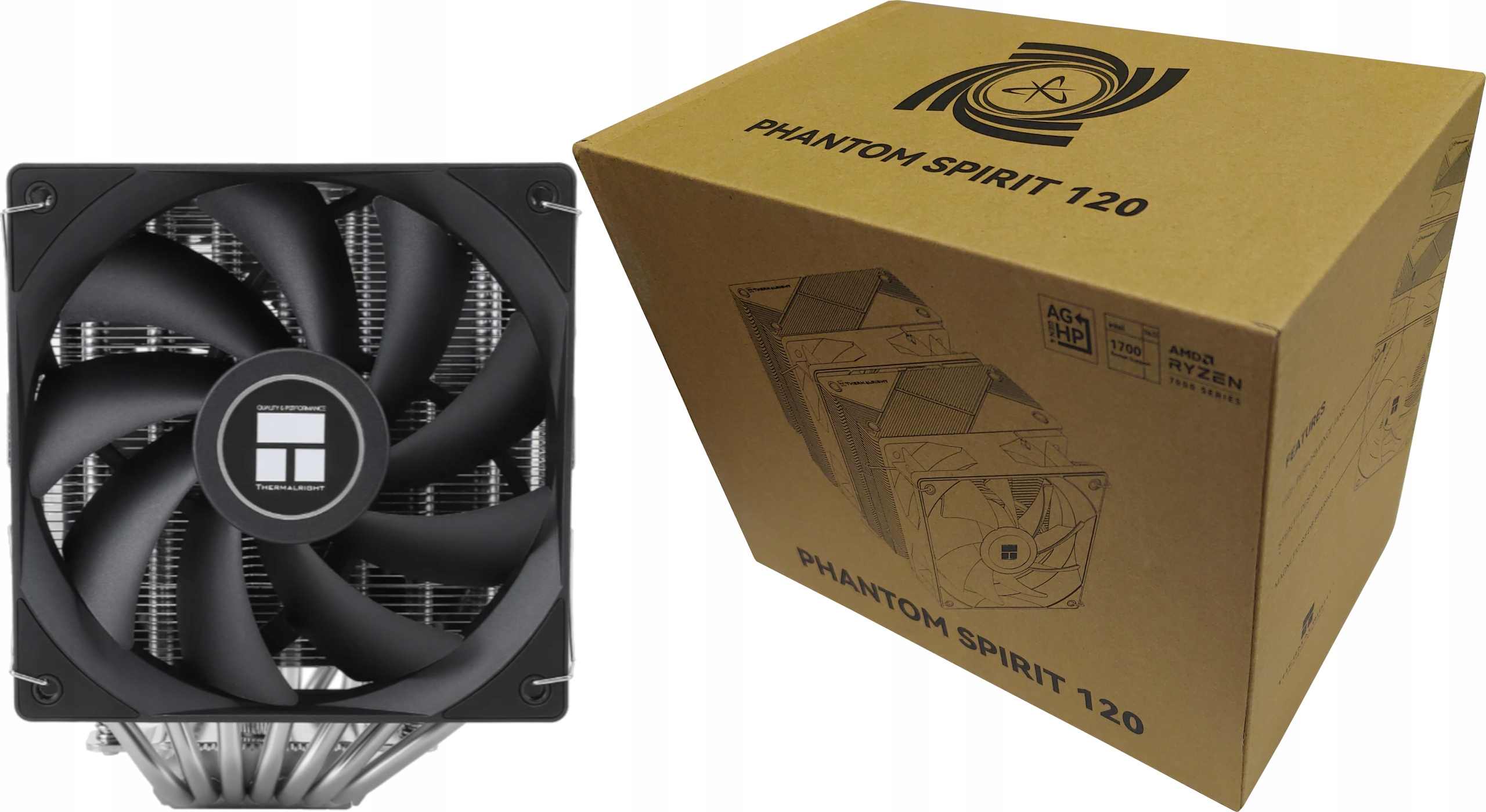 Chłodzenie Cpu Thermalright Phantom Spirit 120 120MM Intel Amd Czarne