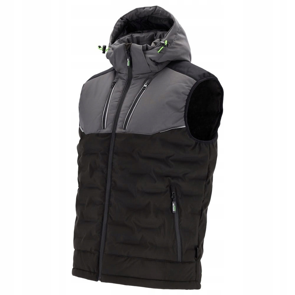 Kamizelka ocieplana męska Logan V czarny XL Stalco Perfect S-79418