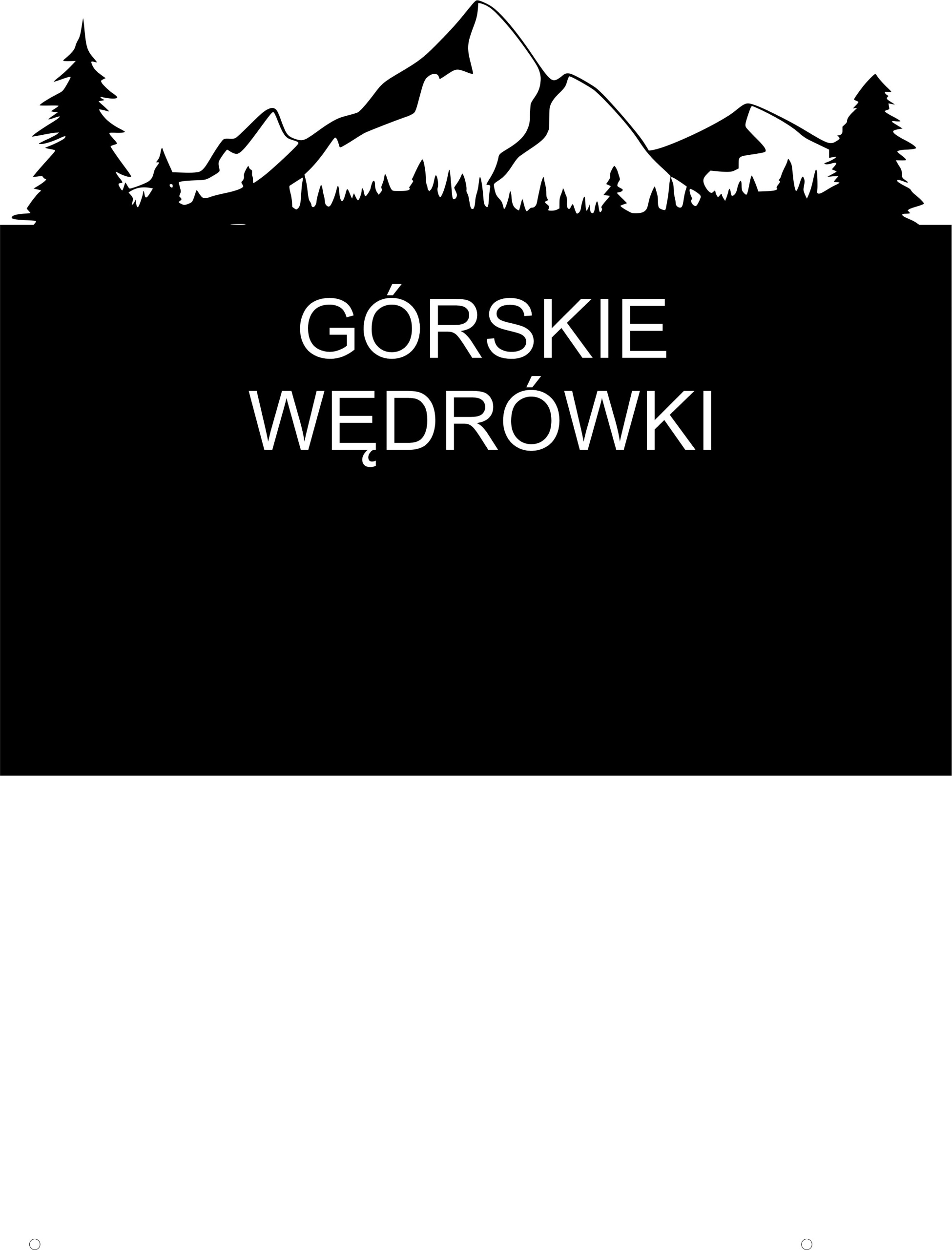 Dlouhá úzká Metalová tabule Magnety obdélník hory Tatry 145 cm