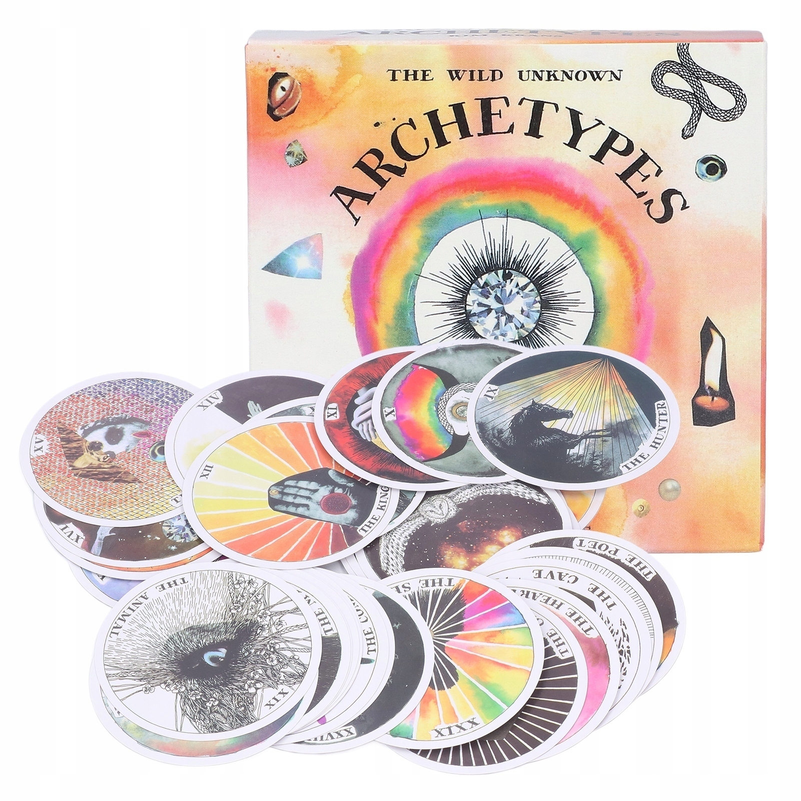 ZESTAW KLASYCZNYCH KART TAROTA 78KART