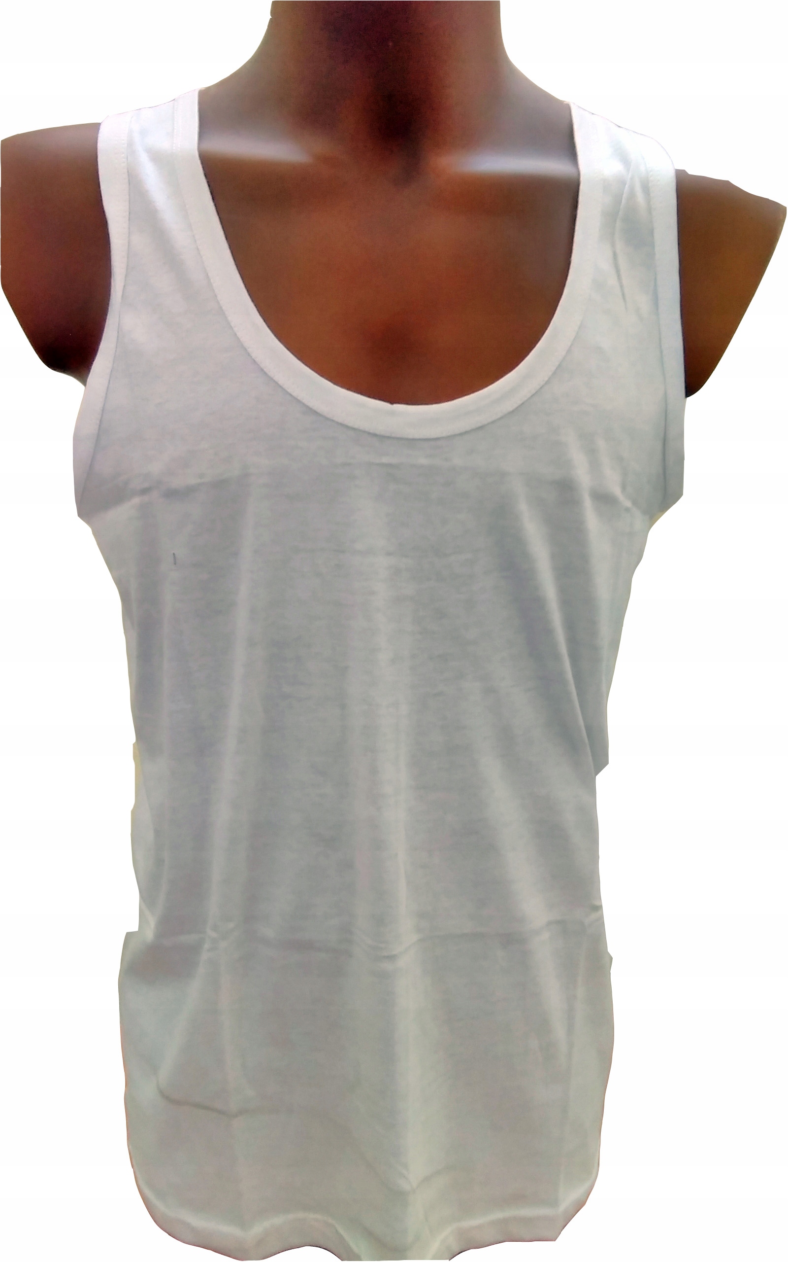 

3 Szt. Podkoszulka męska gładka biała.Bawełna XL