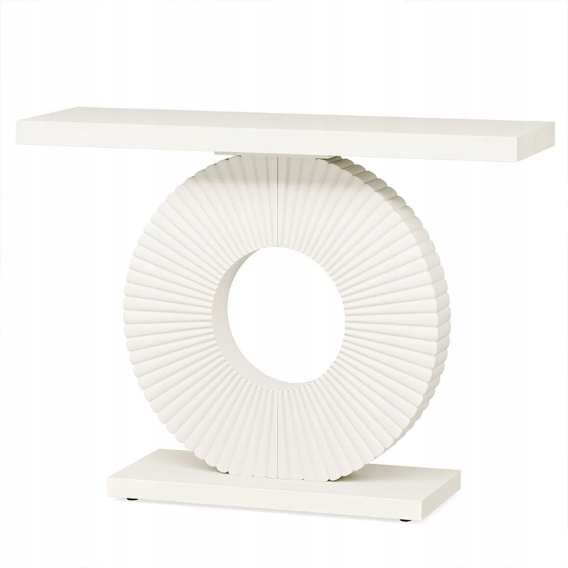 Konzolový stolek HOGA-J0185X, 100 x 30 x 79 cm, bílý
