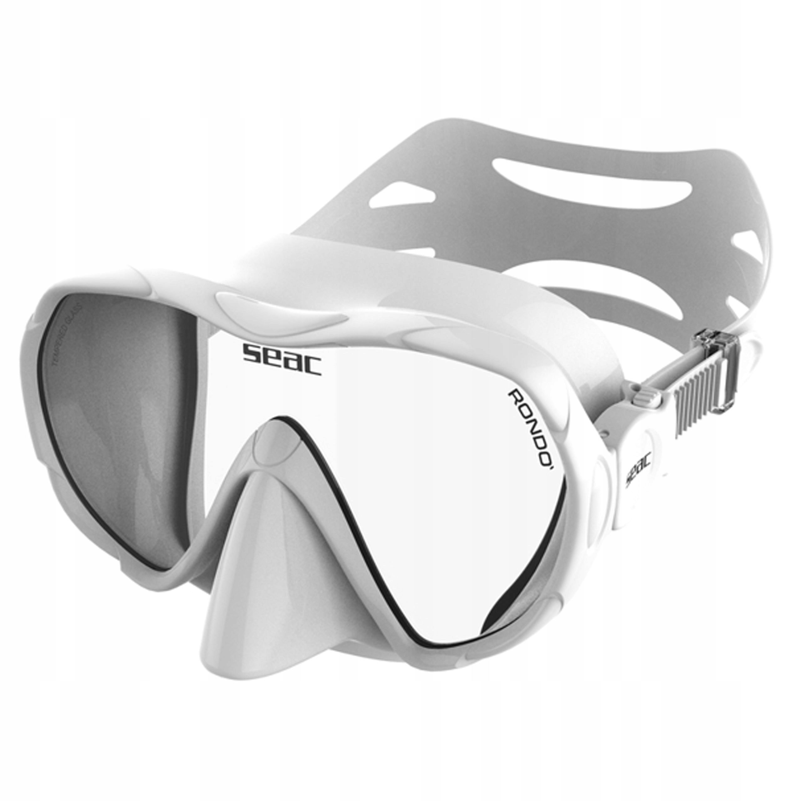 Maska do nurkowania Seac Rondo frameless silikon biały full kolor
