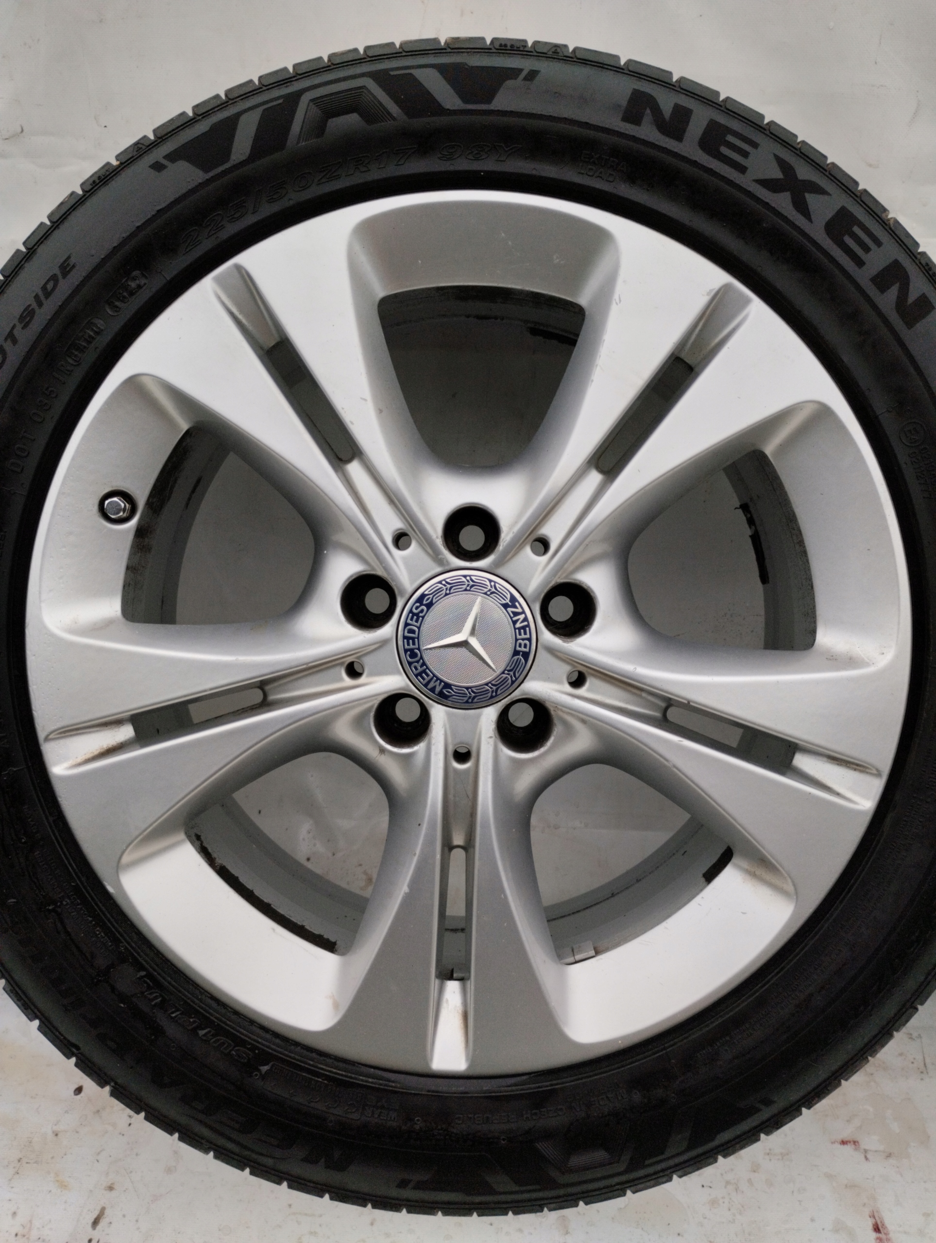MERCEDES W205 C wheels discs 225/50/17