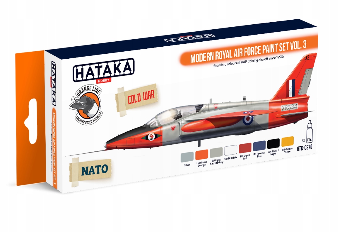 Sada barev Modern Royal Air Force paint set vol. 3 Hataka CS70