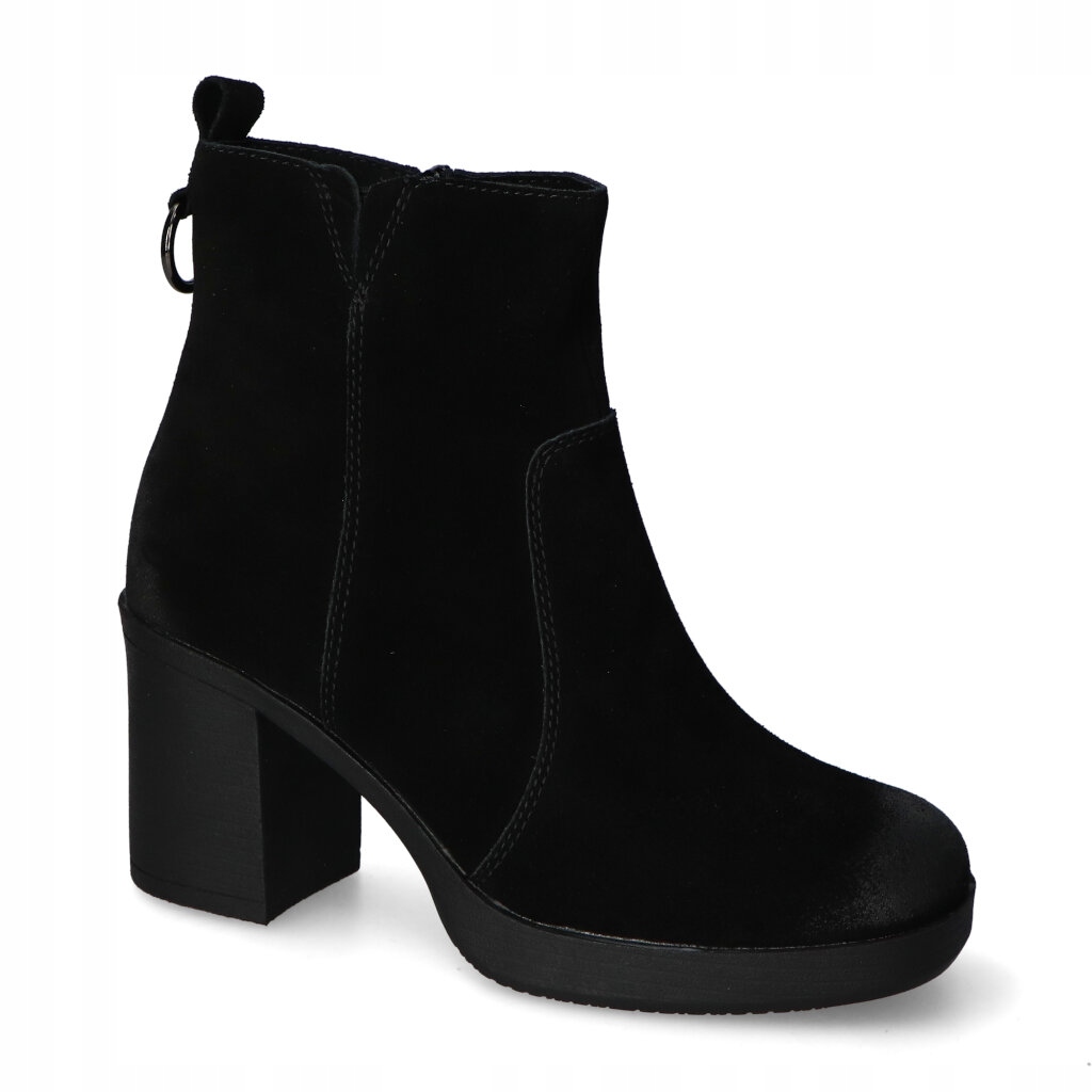 Kotníkové Kotníkové Boty Sergio Leone BT673-S černé semišové 36