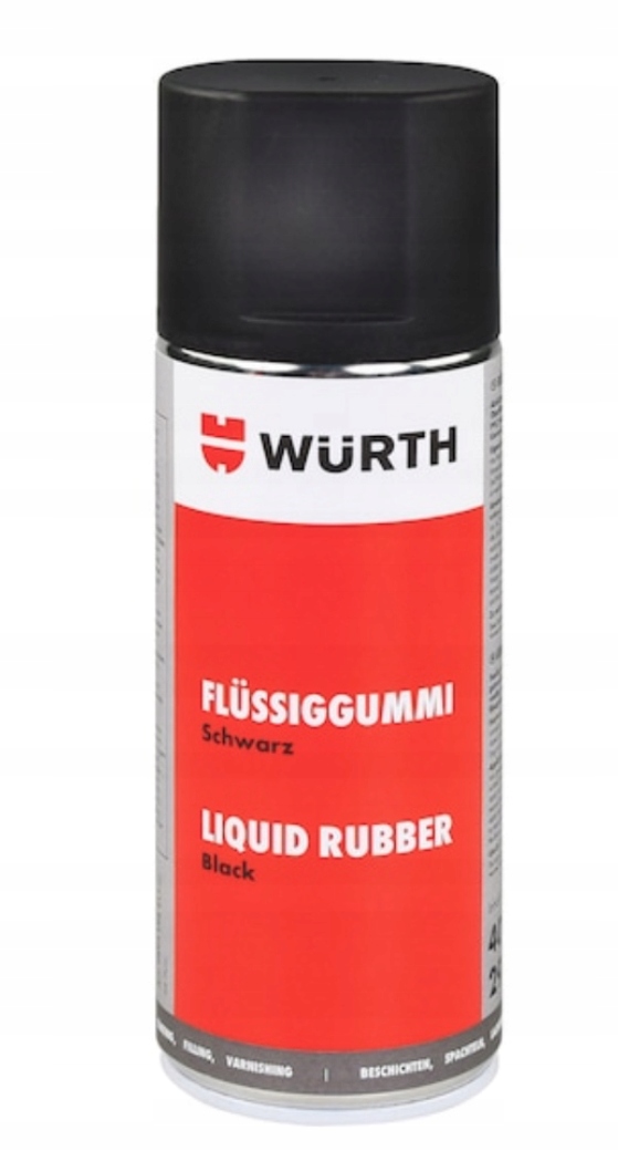 Płynna guma w sprayu czarna Wurth 400ml 0893198211