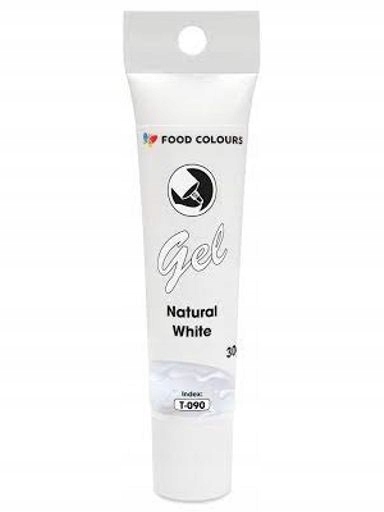 Food Colours Gelové barvivo T 090 Natural White Bílá 30 g