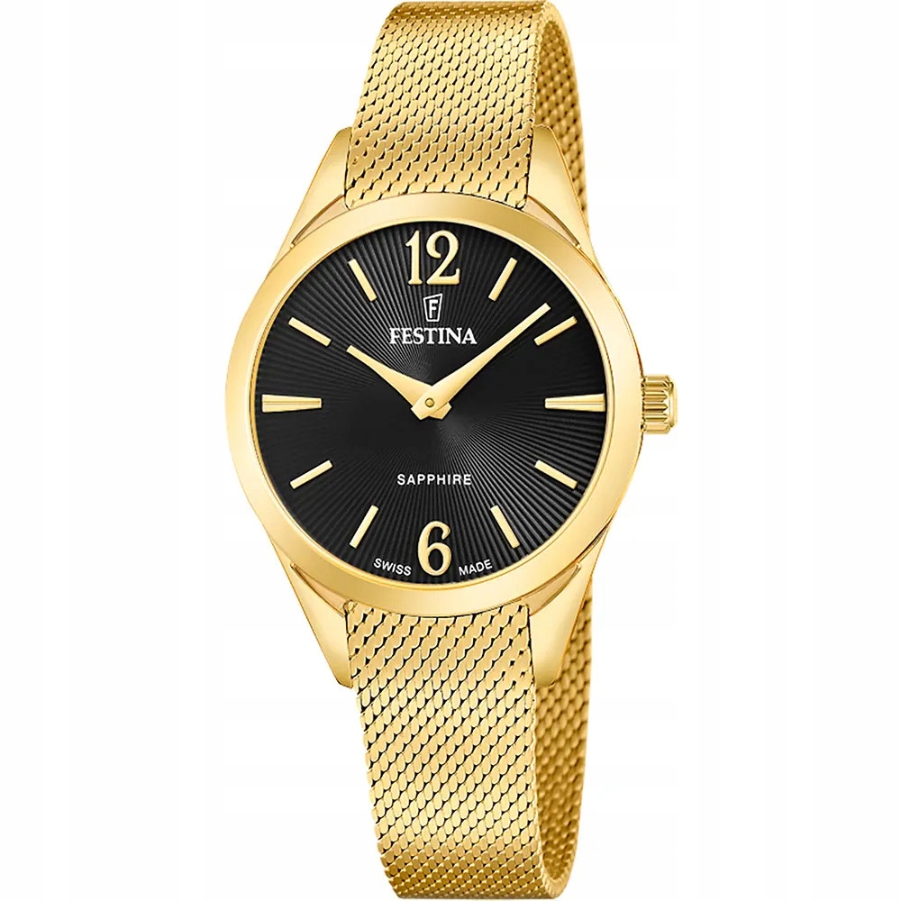 Dámské hodinky Festina F20077-5 zlaté
