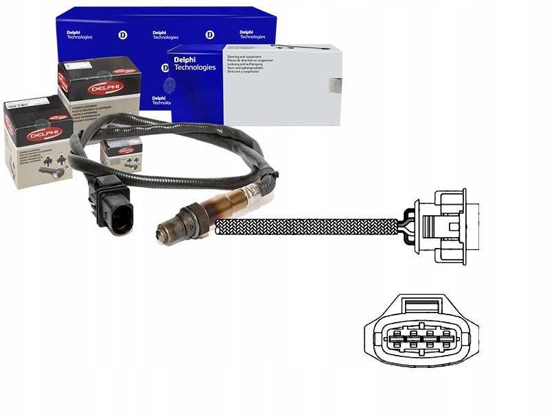DELES10791-12B1 Lambda Sonda Opel Astra 1,2 02- Asistent řidiče #33