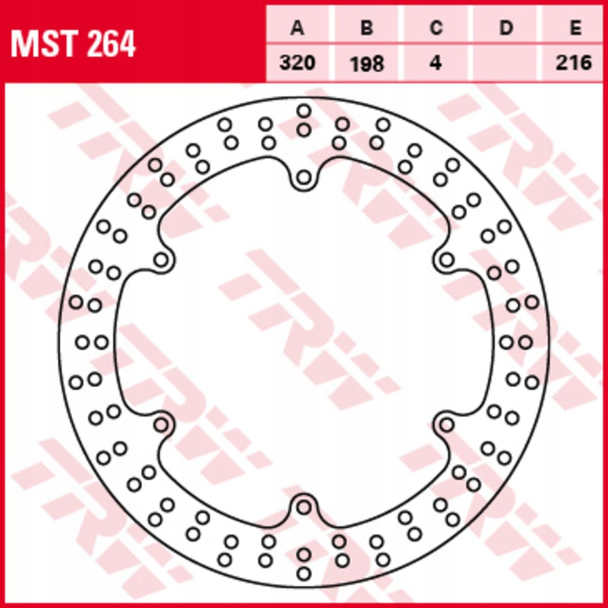 Predný kotúč Yamaha Xj 900S (Diversion) 1995- pevný