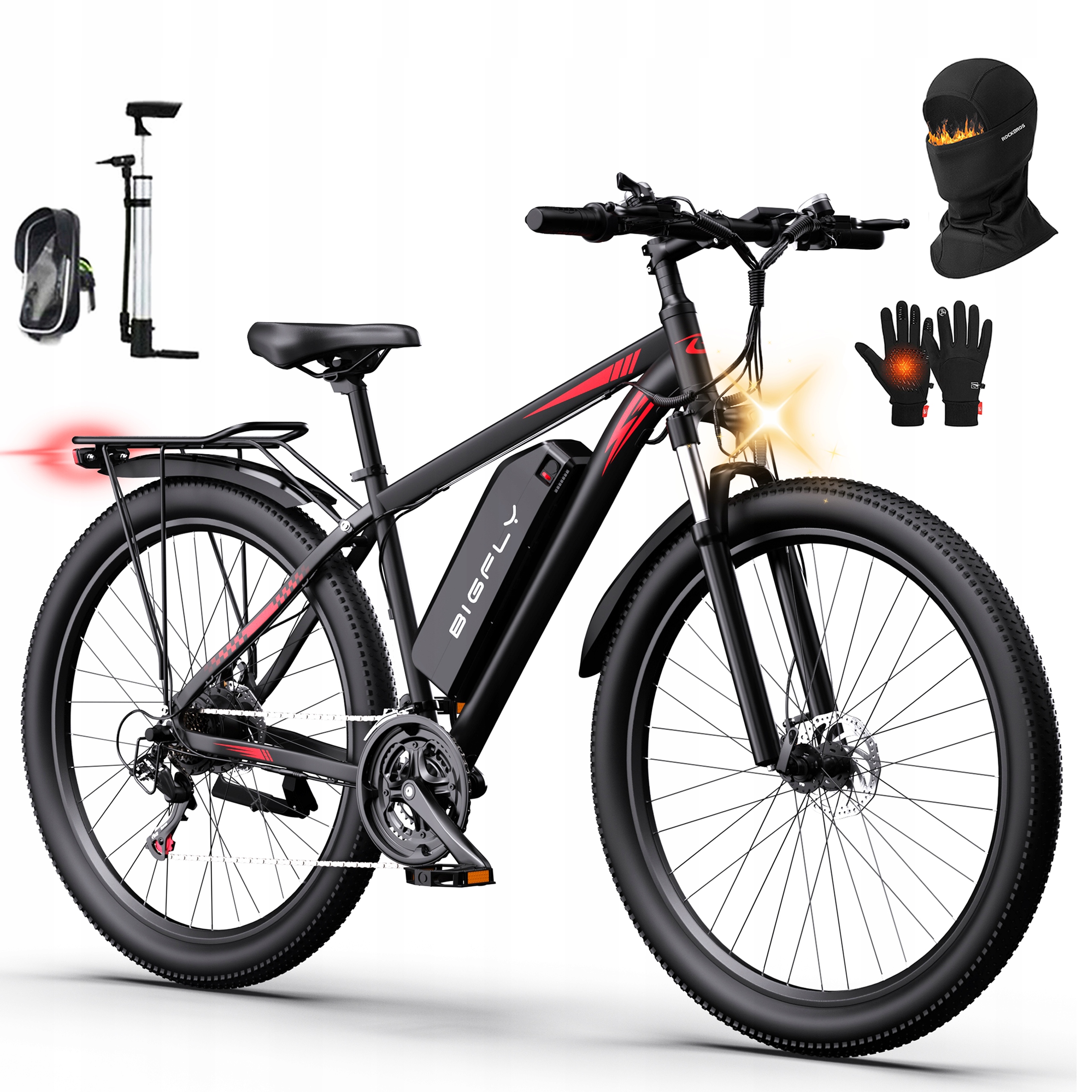 C29 Pojazdy elektryczny dla dorosłych 48V15AH 29 X 2,1'' Shimano 21-biegowa