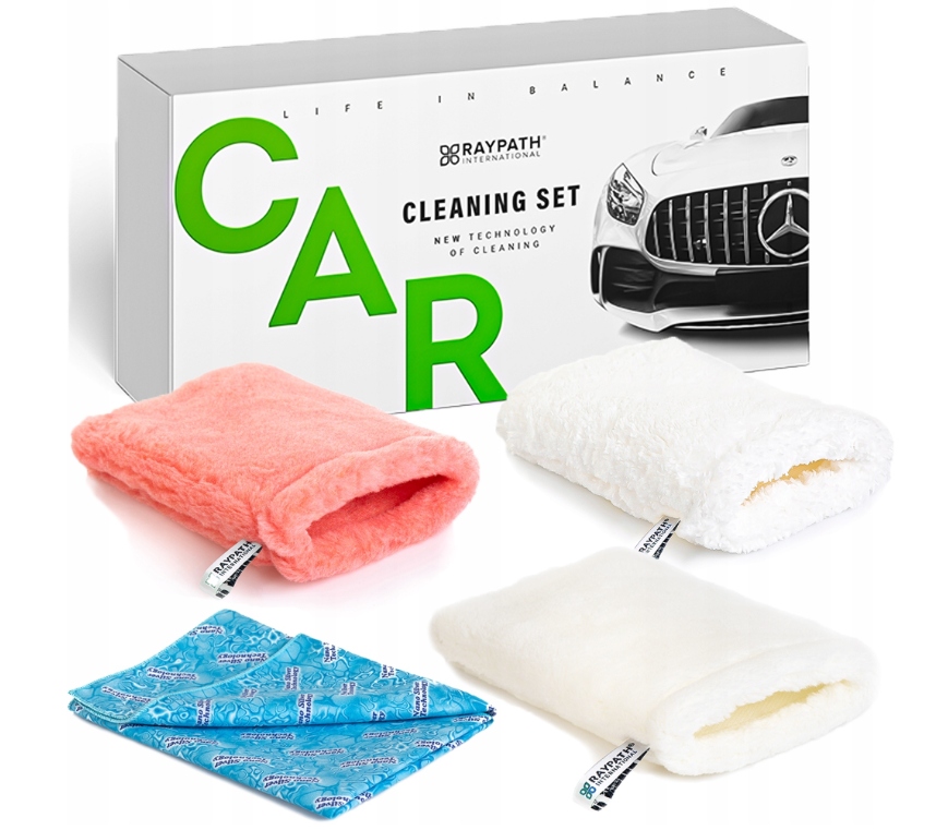 Raypath Zestaw samochodowy Car Detailing pielęgnacja samochodu bez Chemii