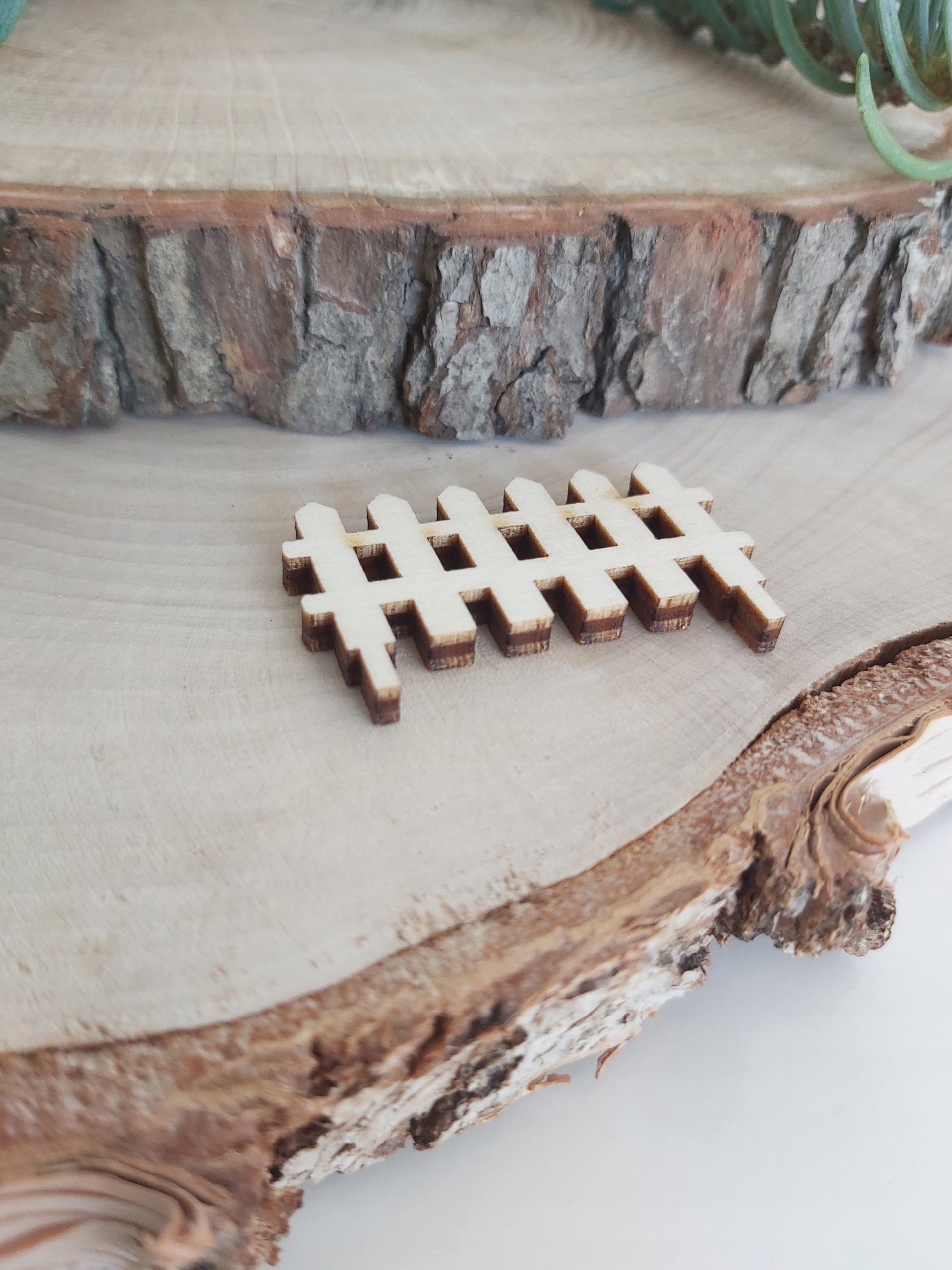 PŁOTEK MINI 10szt. OZDOBA DO LASÓW W SZKLE Marka inny