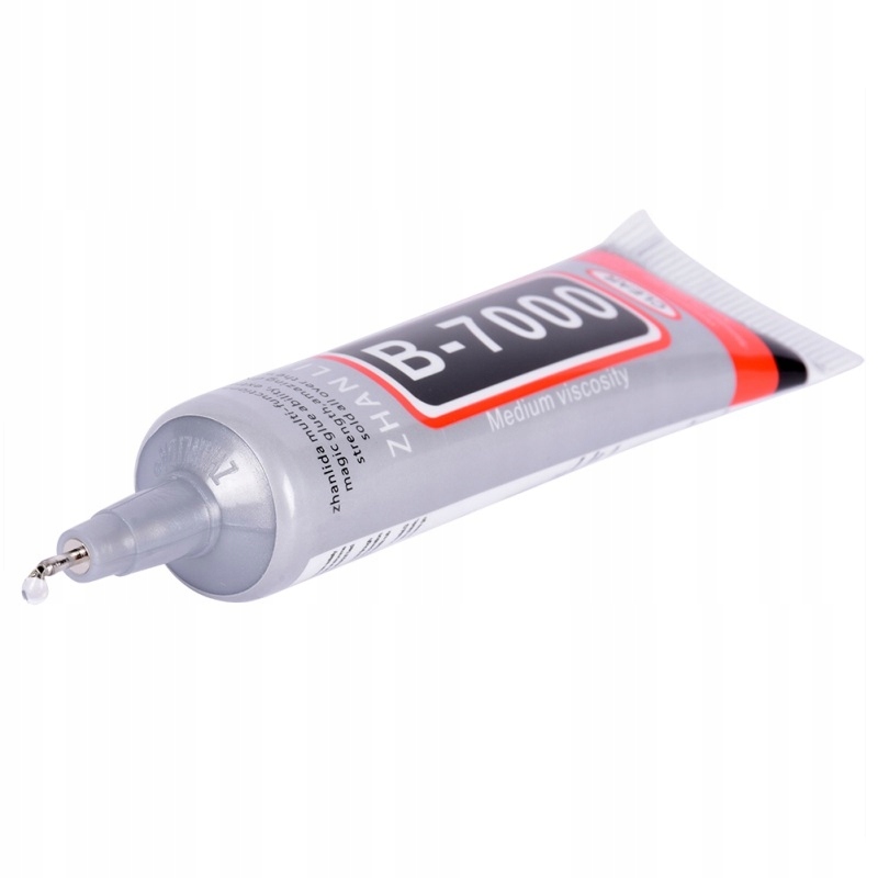 KLEJ MONTAŻOWY UNIWERSALNY B7000 DO WYŚWIETLACZY LCD DOTYKÓW SZYBEK 15ML Stan opakowania oryginalne