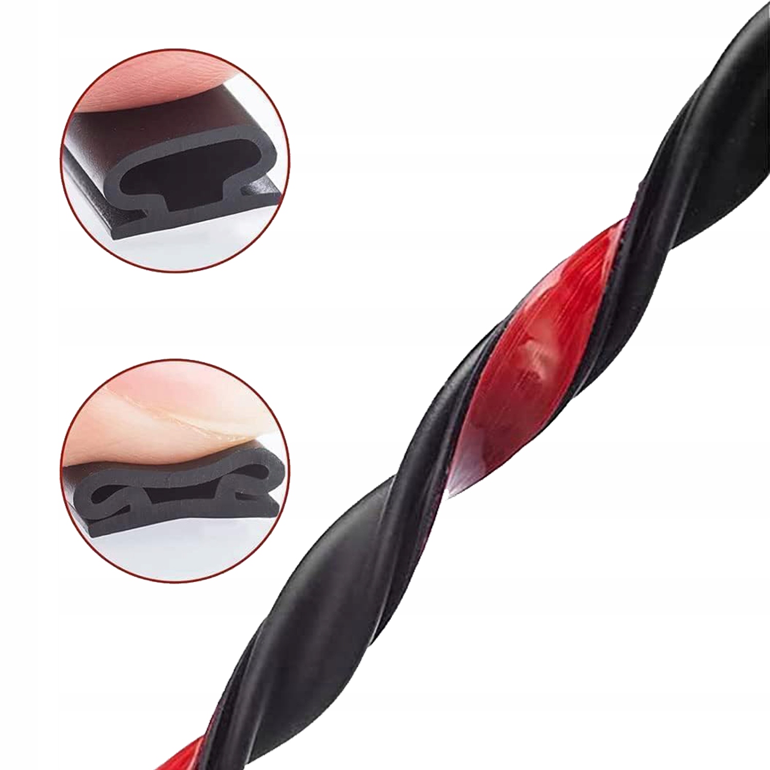 10 M TAŚMA USZCZELNIAJĄCA USZCZELKA SAMOPRZYLEPNA TPE OCHRONA PRZED KOLIZJĄ Waga produktu z opakowaniem jednostkowym 0.28 kg