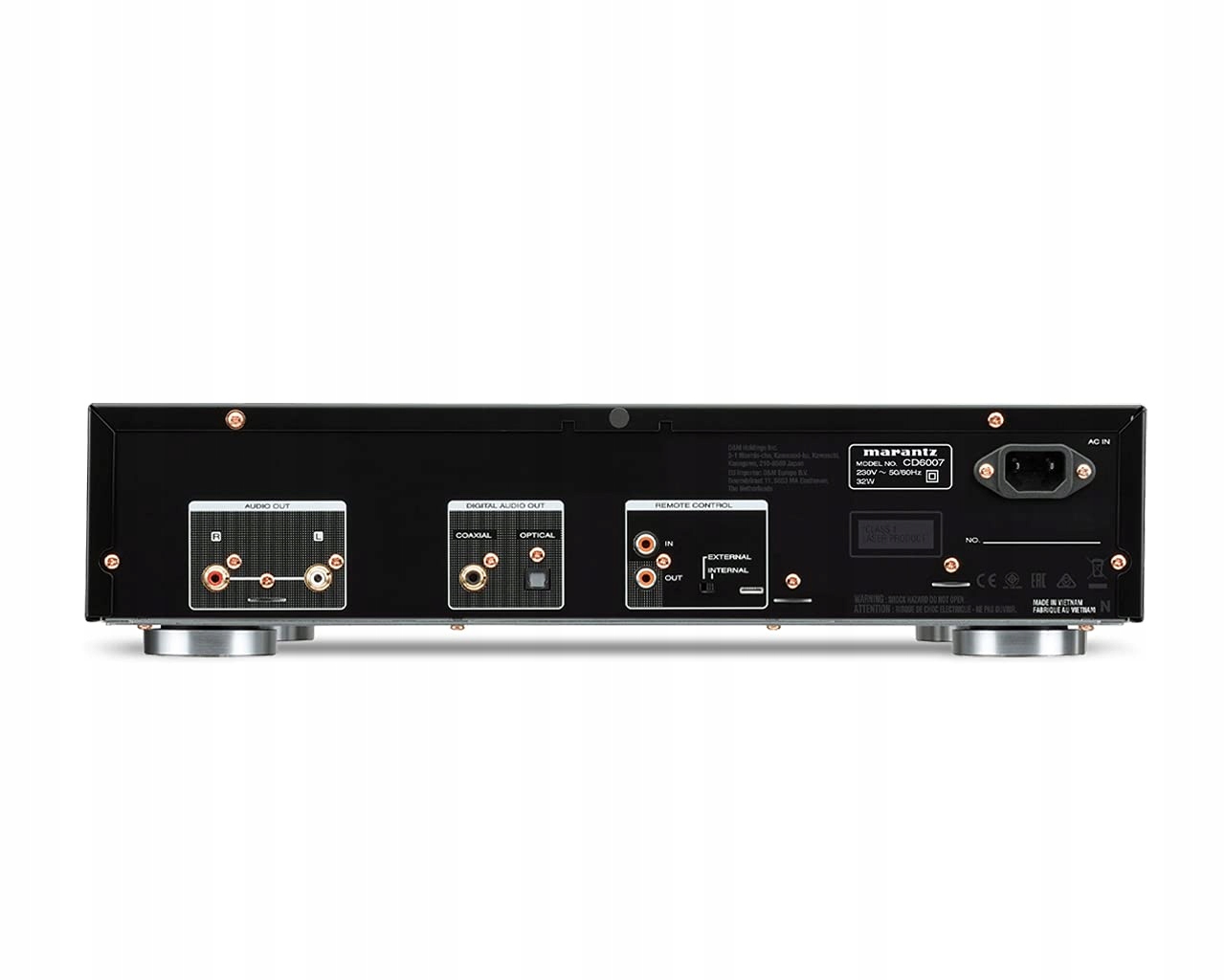 MARANTZ CD6007 ODTWARZACZ CD HIFI USB WZMACNIACZ SŁUCHAWKOWY CZARNY — miniatura 3