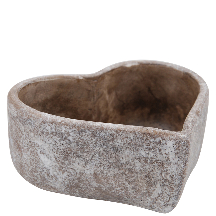 

Doniczka Serce Cementowa Beżowa 7,5x18cm Osłonka