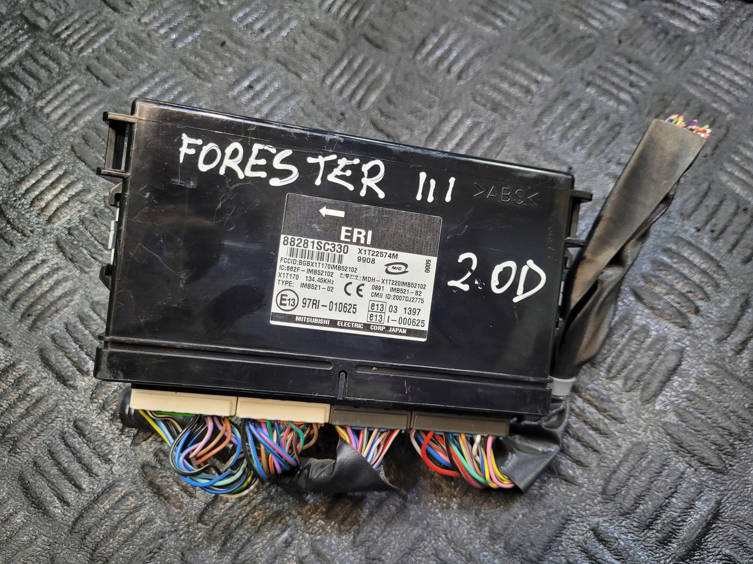 module control unit KOMFORTU 88281SC330 SUBARU FORESTER III 2.0 D