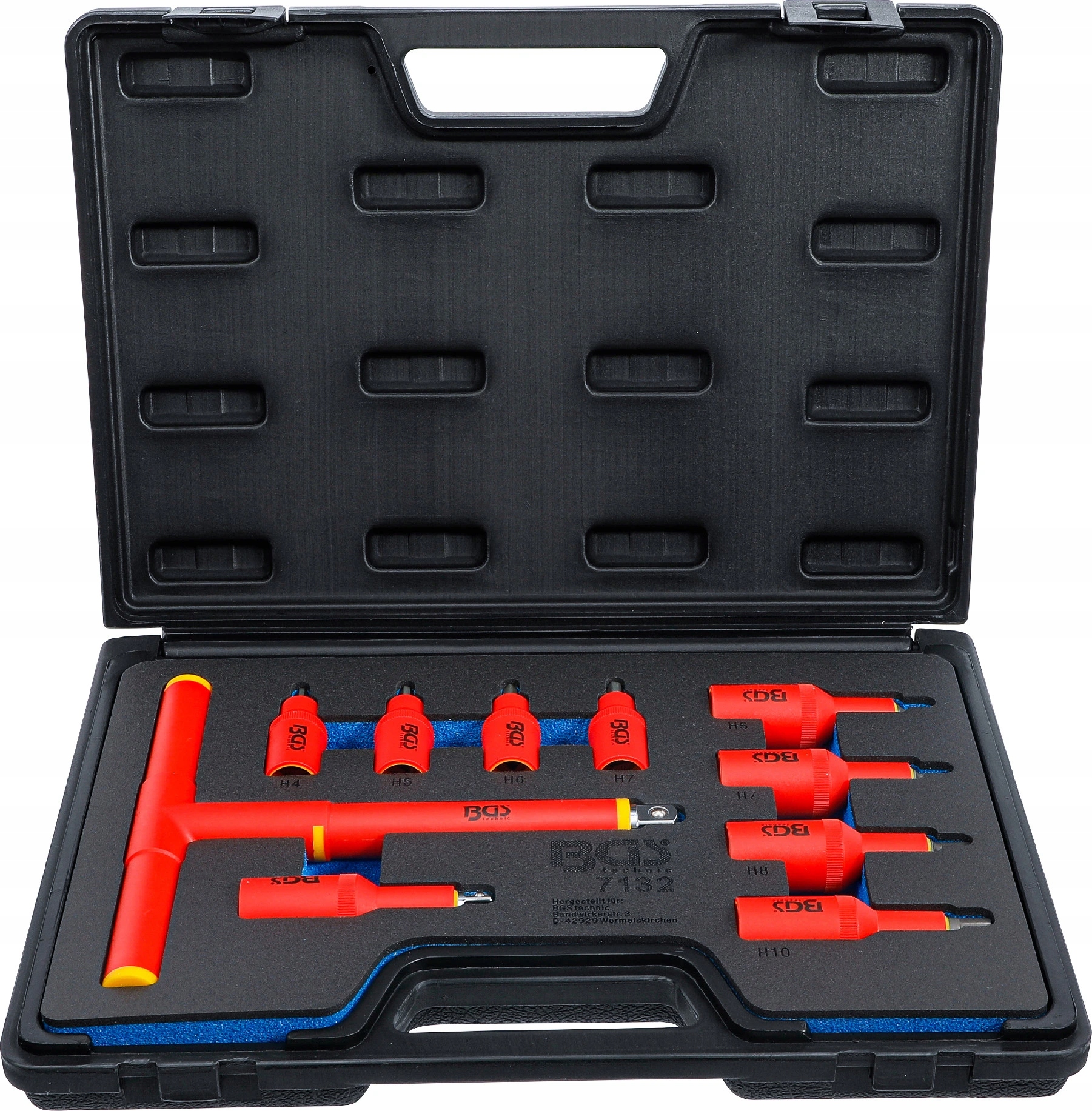Bgs 7132 Vde sada hlavíc 3/8" 1/2" šesťhranných 4-10 mm, 10 dielov
