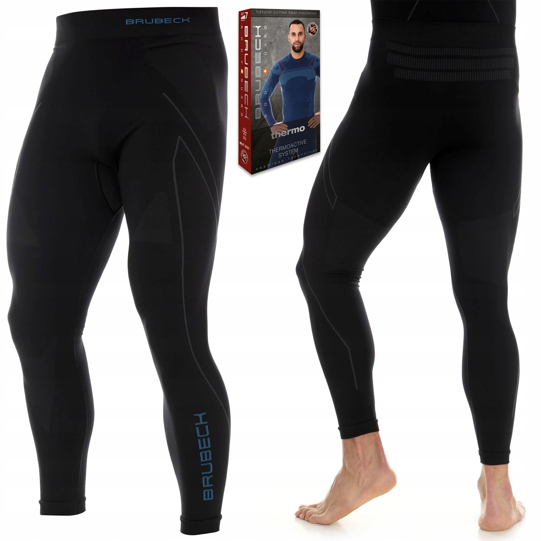 Termoaktivní Kalhoty Brubeck Thermo Zimní Lyžařské legíny M