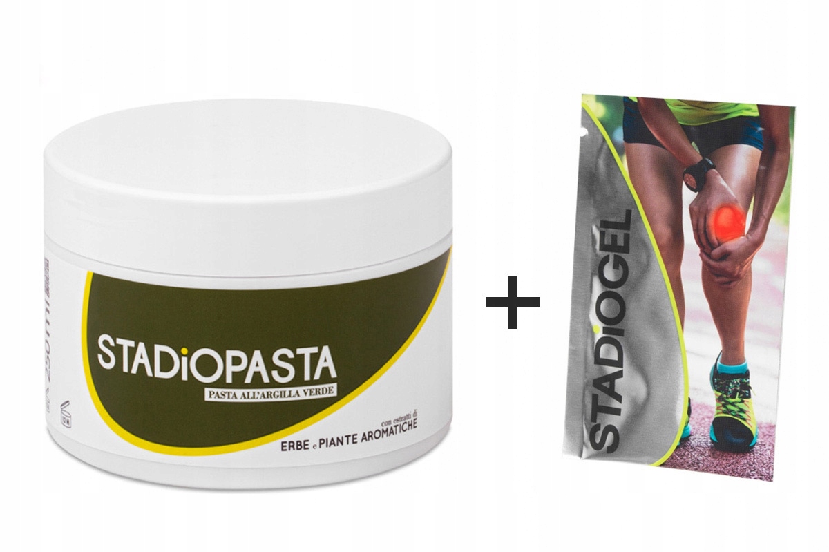 Stadiopasta maść na bóle mięśni kontuzje urazy siniaki 300g plus