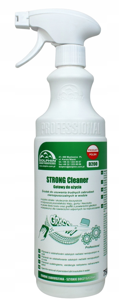 

Dolphin Strong Cleaner Usuwanie Tuszu Kleju Gumy