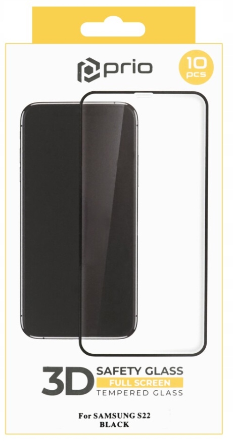 10 kusů Tvrzené Sklo 3D Na Displej Samsung S22