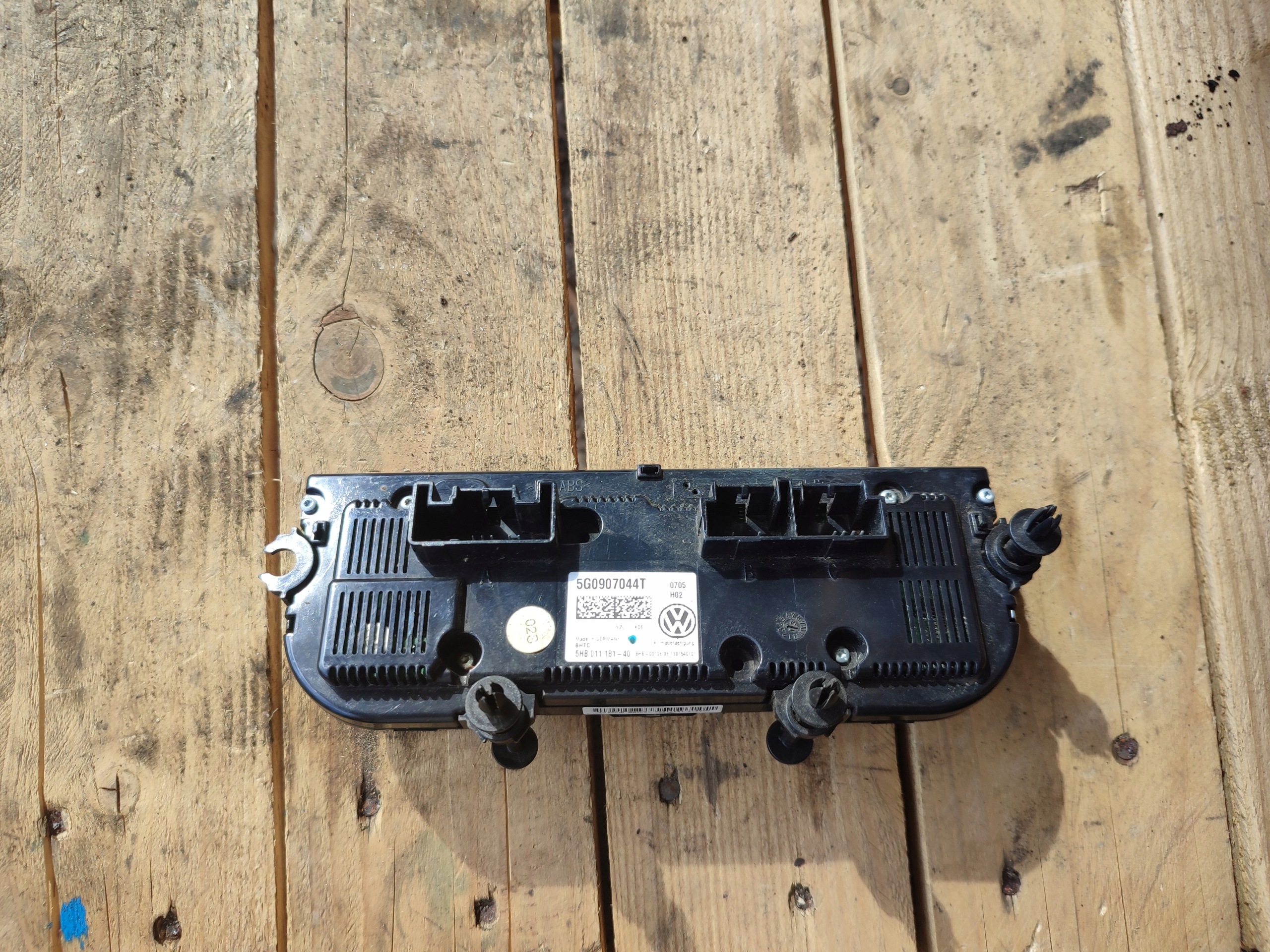 PANEL Bedienteil klimaanlage VOLKSWAGEN GOLF 5G0907044T
