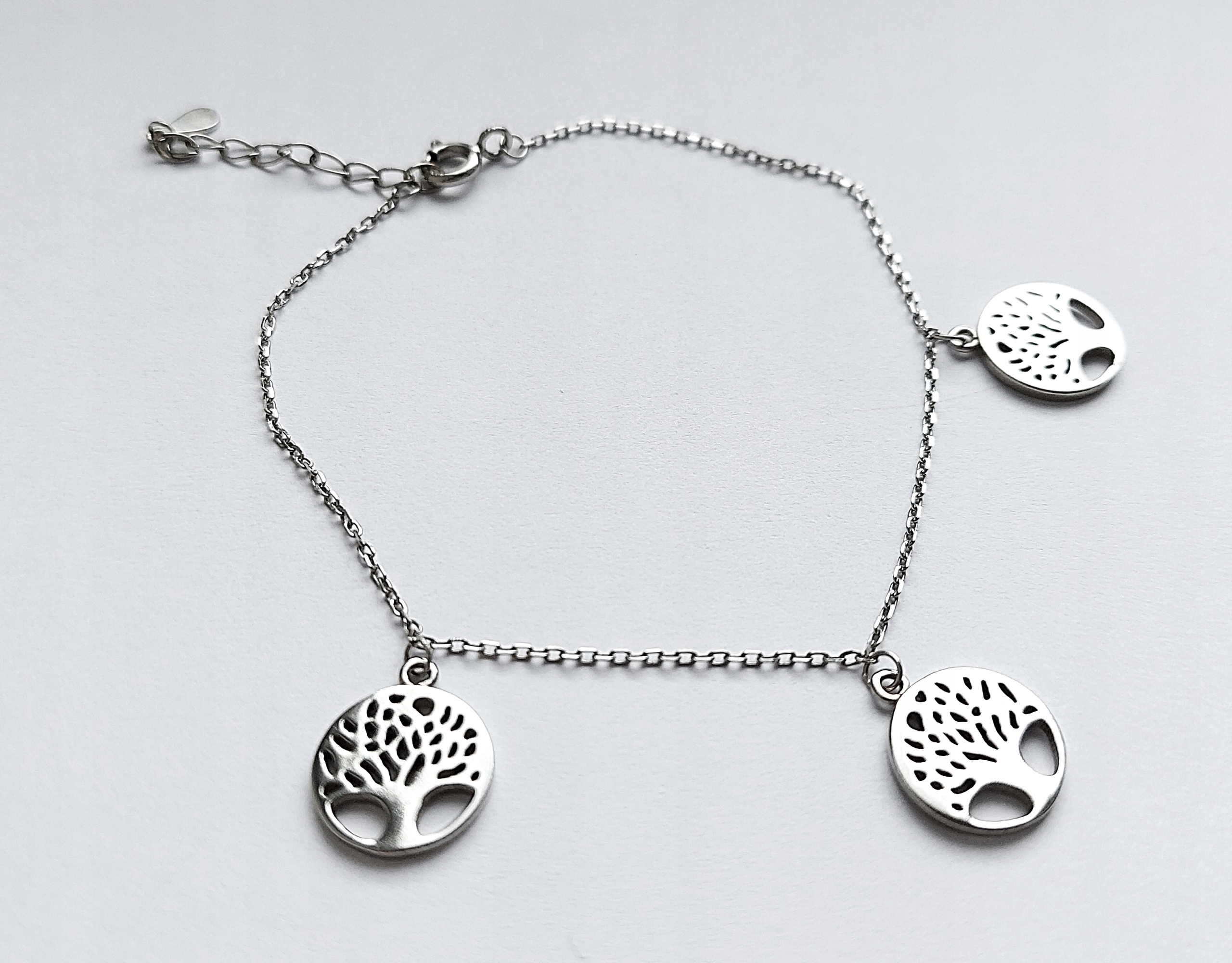 2 x Modulární Náramek Charms Stříbro 925 21 cm Trusky