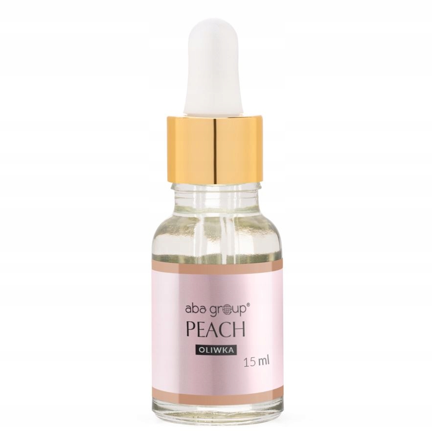 Oliwka do Skórek Paznokci Aba Group Bio Line Peach Brzoskwinia 15 ml