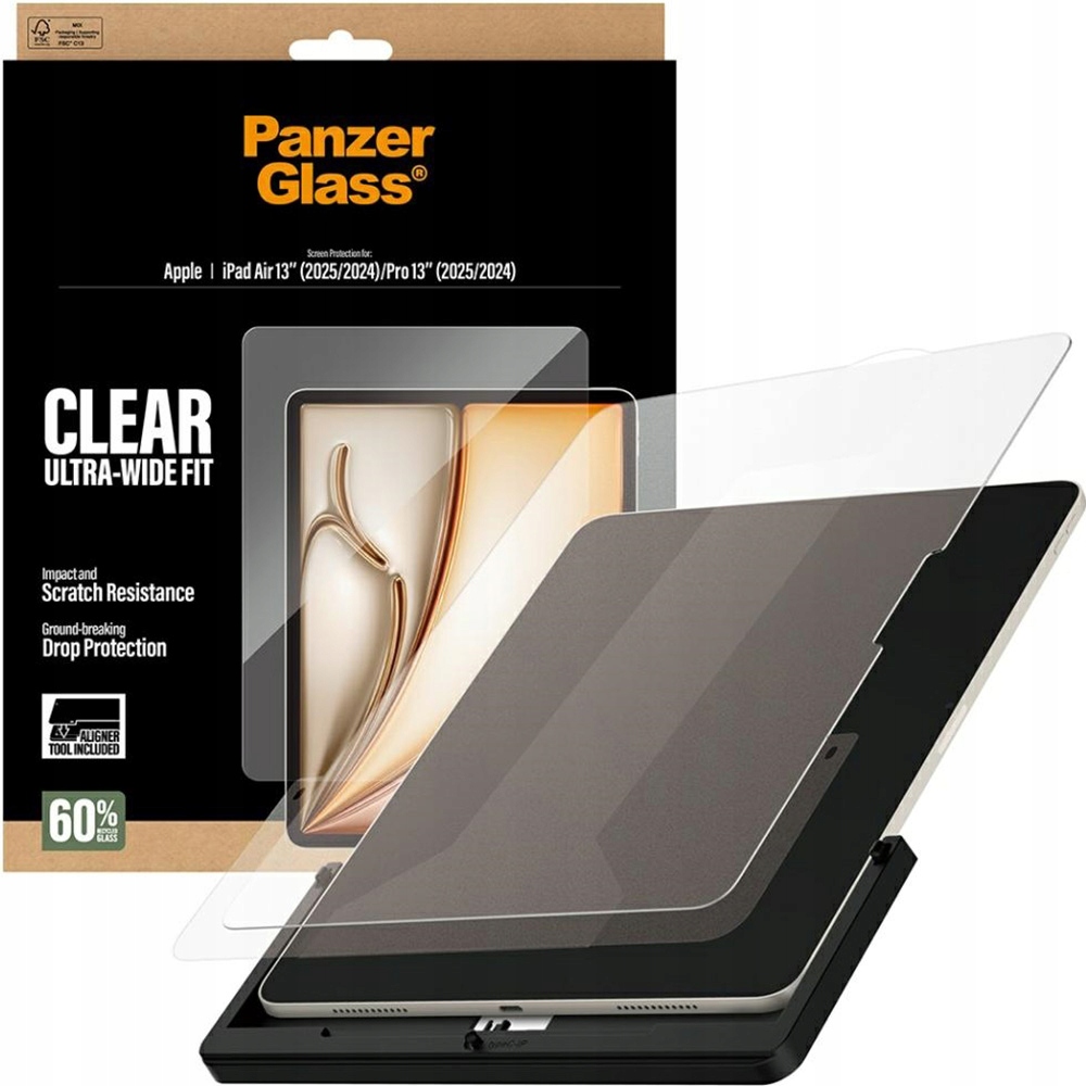 Sklo PanzerGlass pro iPad Air 13 2025 2024 Pro 13 2024 s aplikátorem