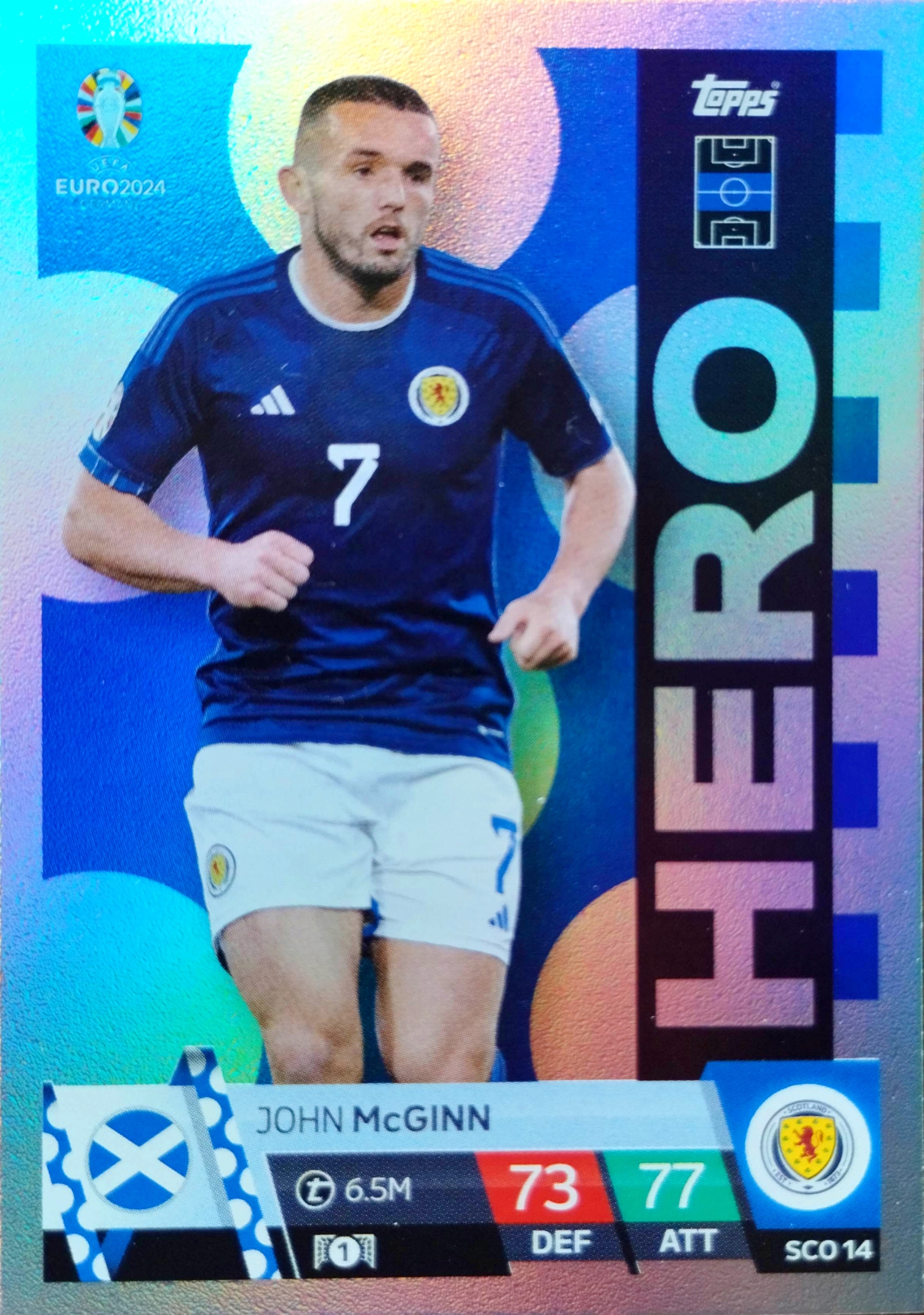 Euro 2024 Topps Match Attax Hero Sco 14 John McGINN
