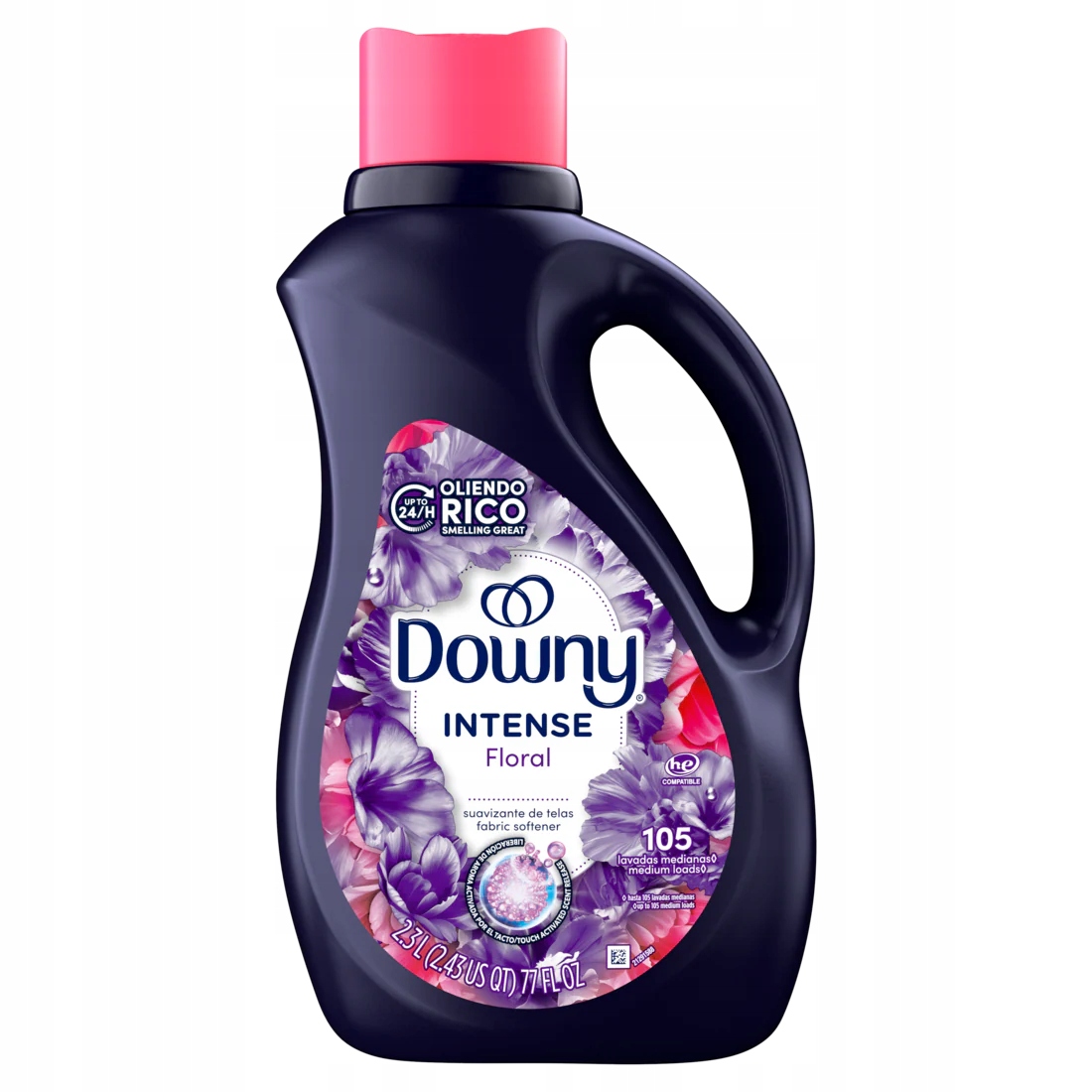 Levně Tekutá Aviváž Downy Intense Floral 2,3 l 105 praní