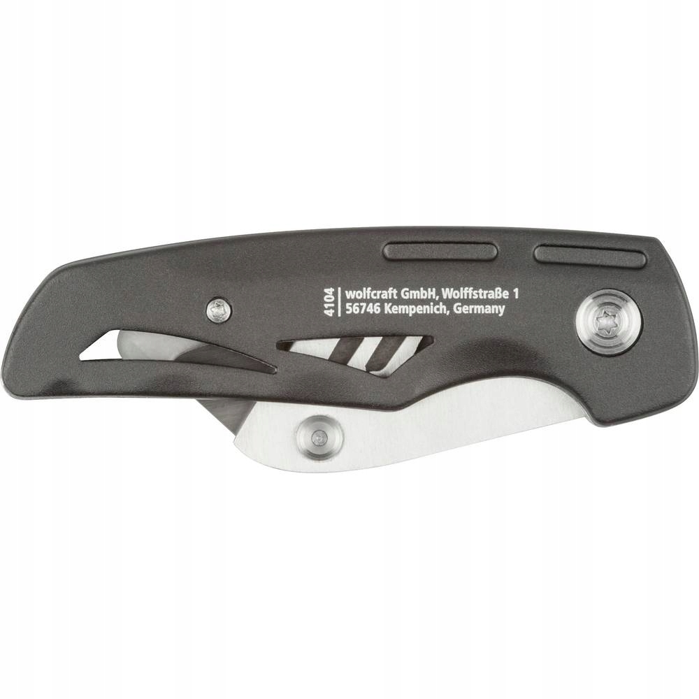 Нож с трапециевидным лезвием, складной, Wolfcraft