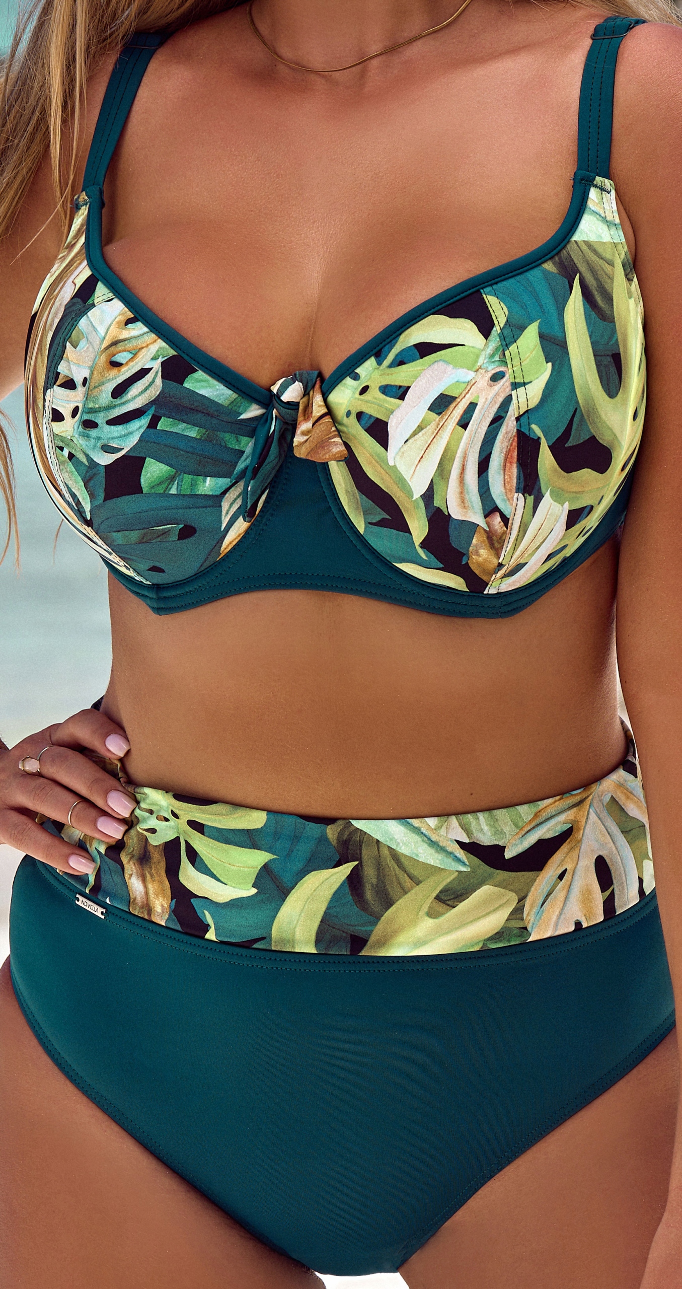 STRÓJ KĄPIELOWY DWUCZĘŚCIOWY KOSTIUM DAMSKI R. 80I Kod producenta NOVELLA LA PALMA [2307]