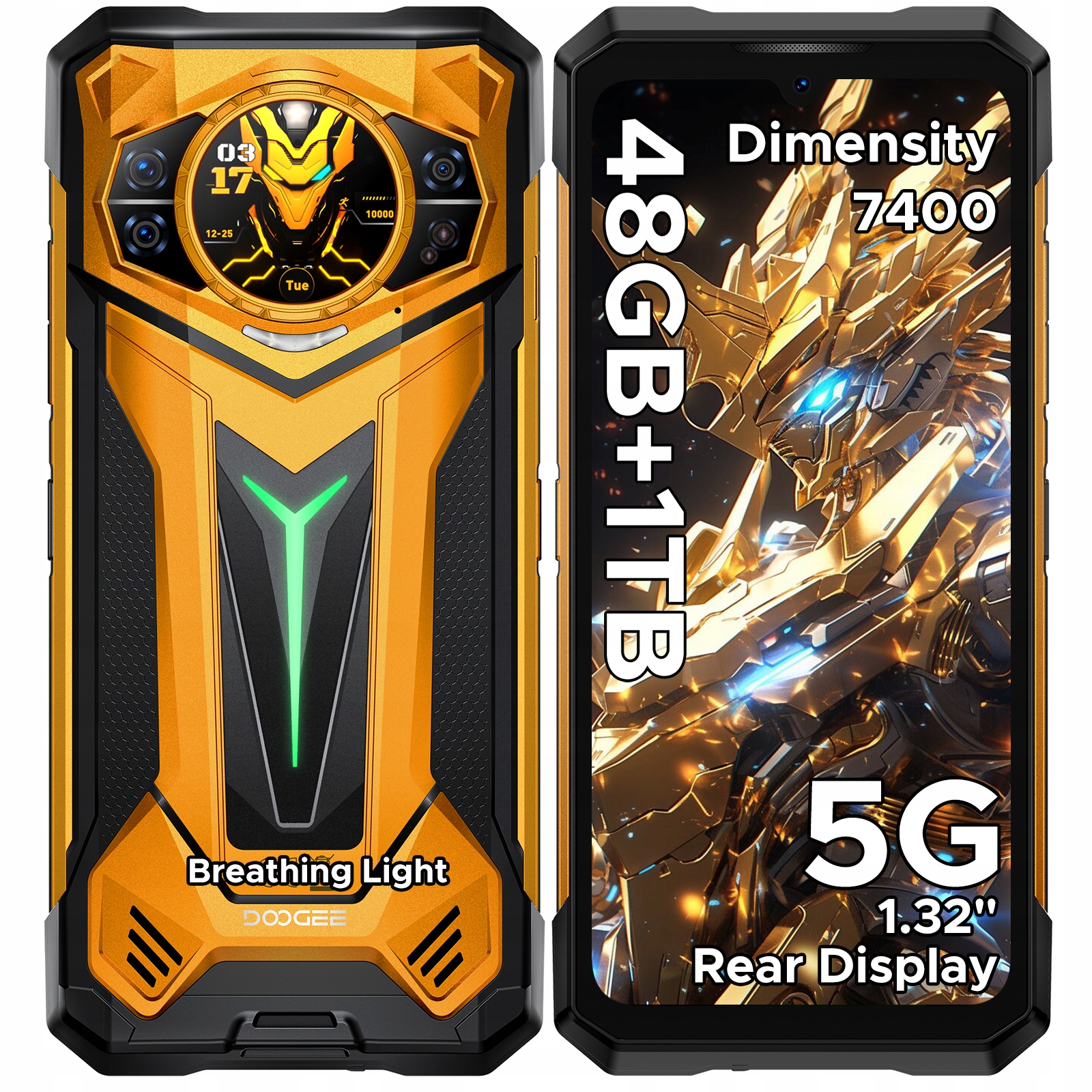 Doogee S200Ultra 5G Smartphone 48GB 1TB 11000mAh 6,72”HD Android 15/100MP/4K