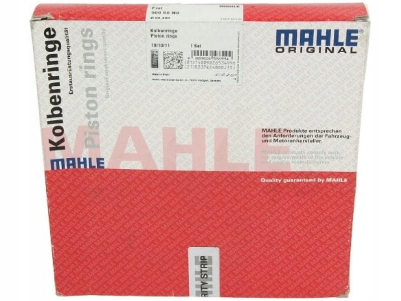 009 50 - ПОРШНЕВІ КІЛЬЦЯ RENAULT MESSENGER 2.8 B 2.8