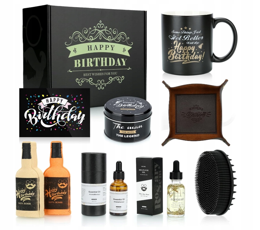 Levně Dárky k narozeninám pro muže Zábavná dárková sada Elegantní