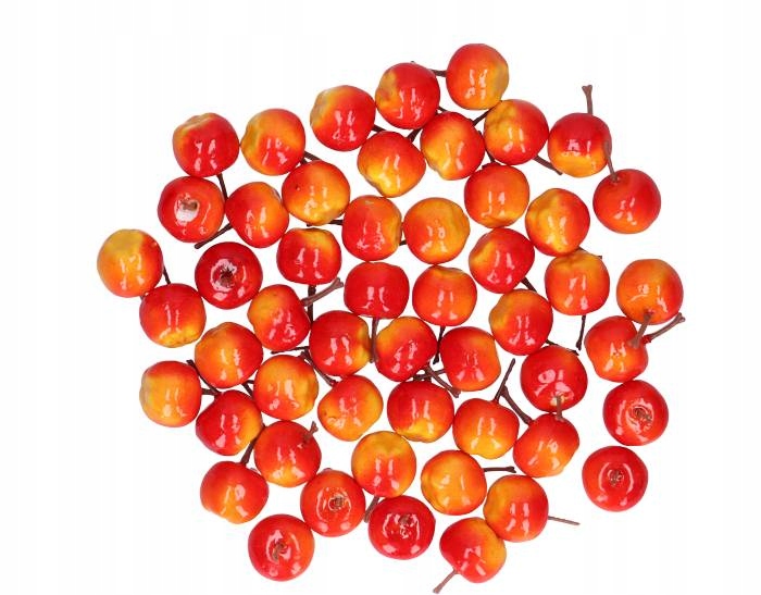 

Jabłuszka lakierowane pomarańczowo-czerwone 5szt