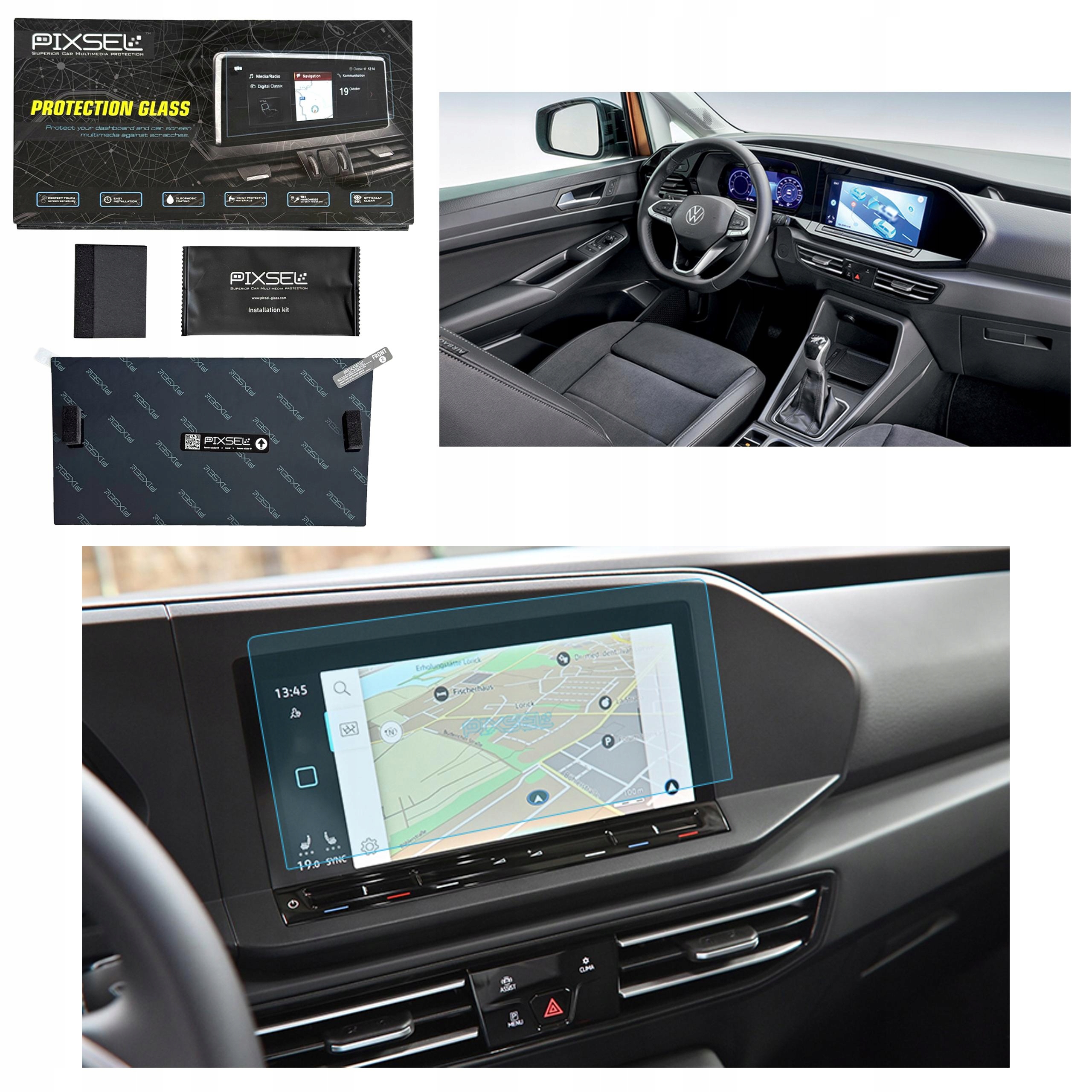 Antyodciskowe Matowe Szkło Ochronne Volkswagen CADDY-10.9“ 2021-na monitor