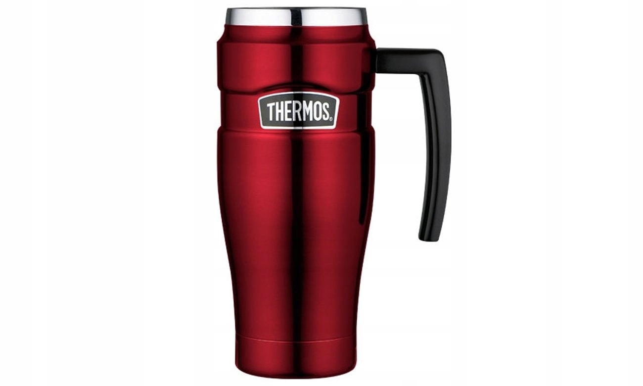 Termohrnek vodotěsný Thermos s držadlem, 470 ml, červený