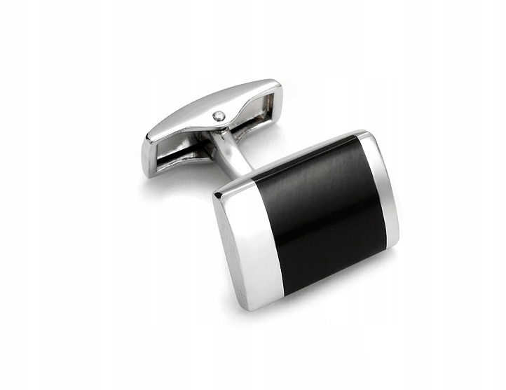 MODNE Spinki do Mankietów Koszuli +PUDEŁKO SKP15-1 Kod producenta SKP15-10MM