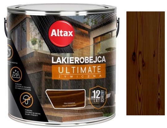 Altax Lakierobejca Żywiczna Ultimate 12 Lat Do Drewna Palisander 5L