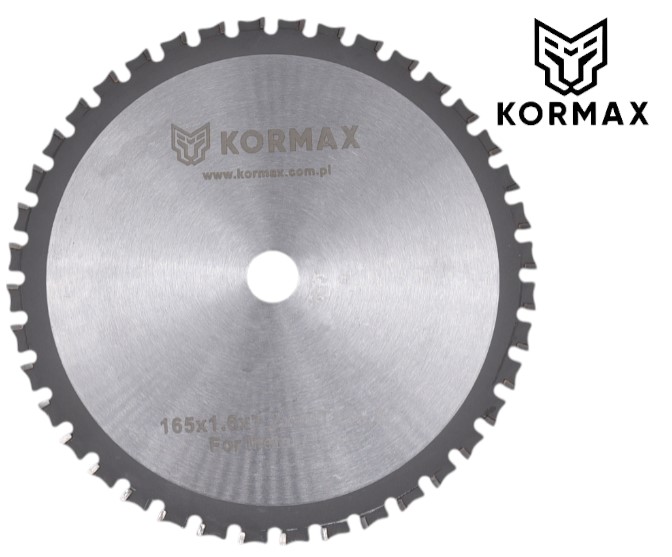 Piła do metalu 165mm z węglikiem do Milwaukee otwór 15,87mm 5/8" 40 Zębów