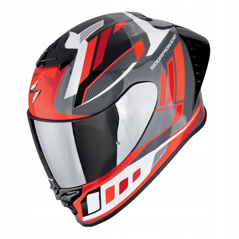 Prilba Scorpion EXO-R1 Evo II Air Vital Grey/white/red červená Darčeky